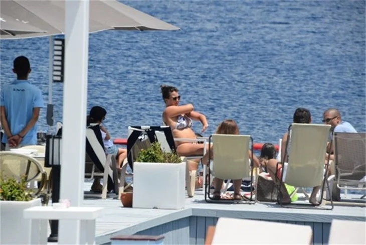 Alex De Souza'nın Bodrum tatili!
