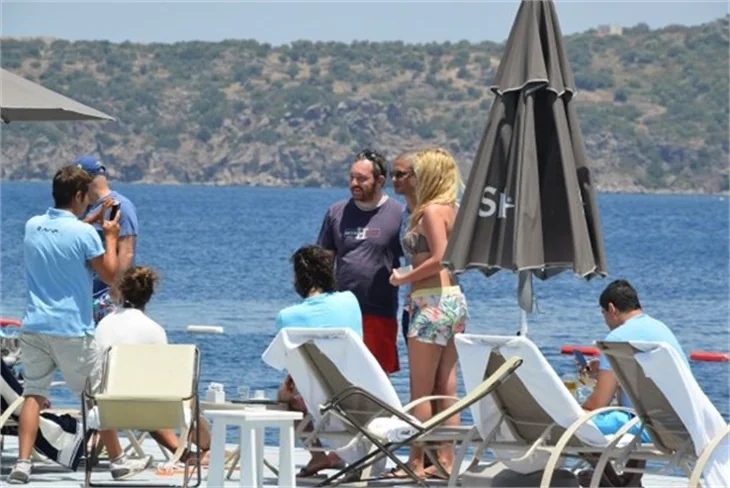 Alex De Souza'nın Bodrum tatili!