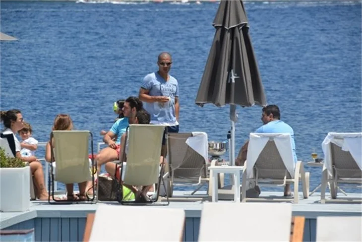 Alex De Souza'nın Bodrum tatili!