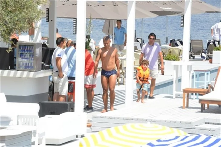 Alex De Souza'nın Bodrum tatili!