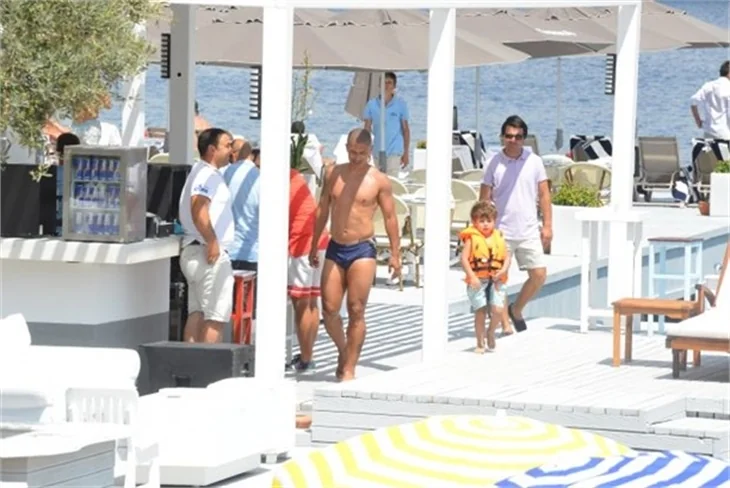 Alex De Souza'nın Bodrum tatili!