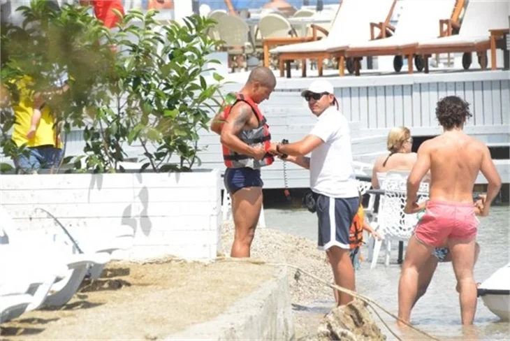 Alex De Souza'nın Bodrum tatili!