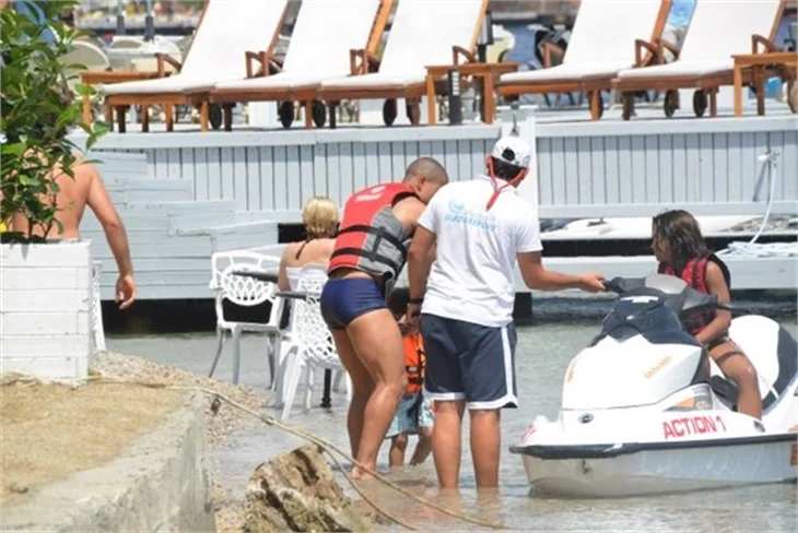 Alex De Souza'nın Bodrum tatili!