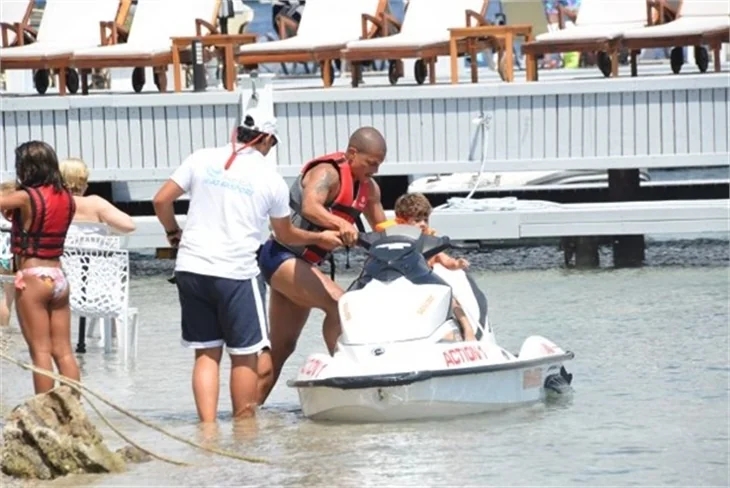 Alex De Souza'nın Bodrum tatili!