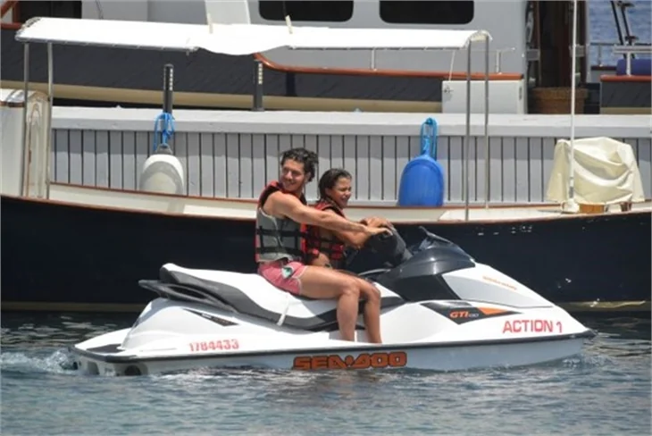 Alex De Souza'nın Bodrum tatili!