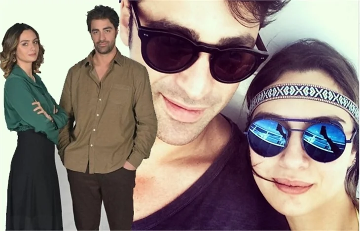 Birce Akalay ve Sarp Levendoğlu'ndan aşk pozu!