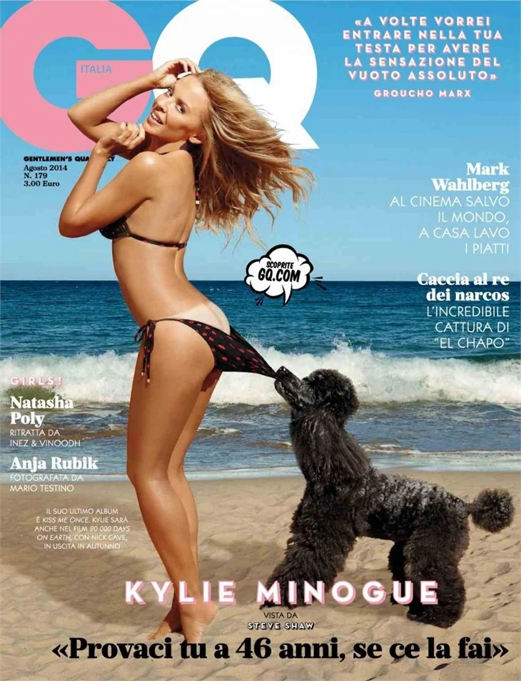 Kylie Minogue'dan cesur pozlar!