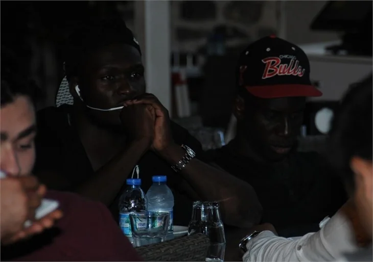 Demba Ba, Moussa Sow ve Eden Hazard yemekte!