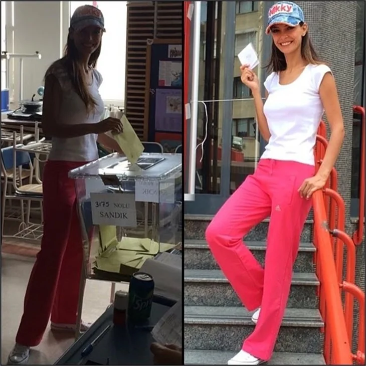 Ünlüler sandık başında!