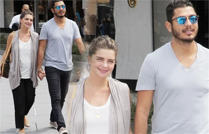 Pelin Karahan ve Bedri Güntay çifti bebek alışverişi!