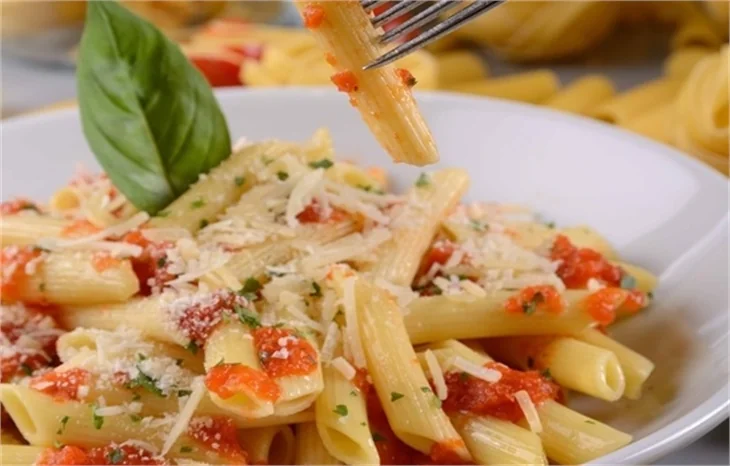 En renkli İtalyan Rigatoni!