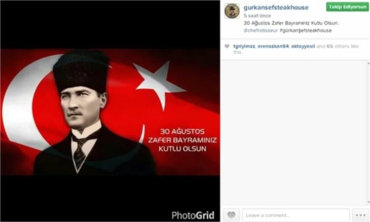 Onlar da kutladılar!