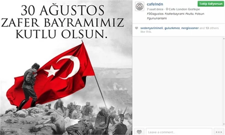 Onlar da kutladılar!
