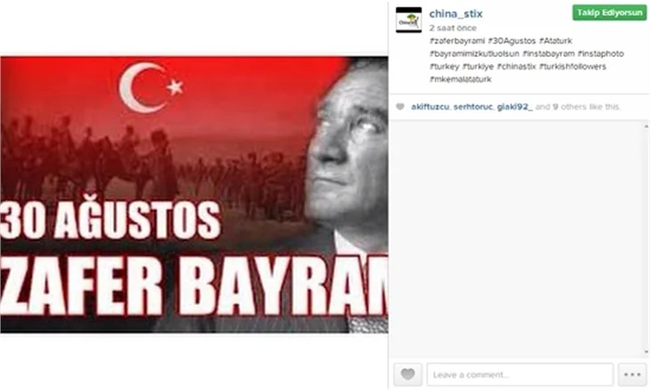 Onlar da kutladılar!