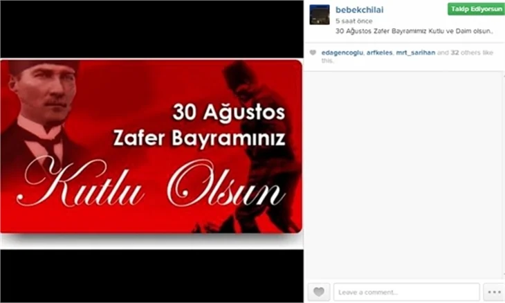Onlar da kutladılar!