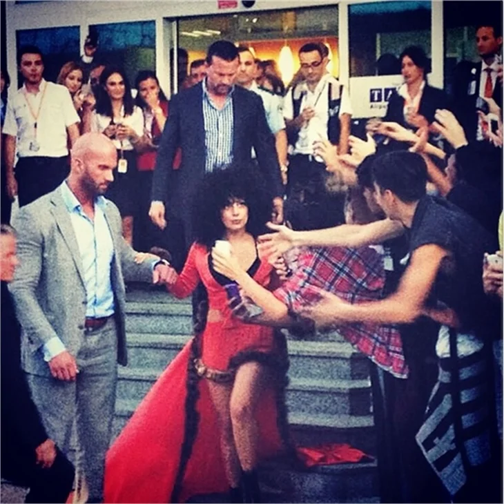 Lady Gaga, İstanbul'a geldi!