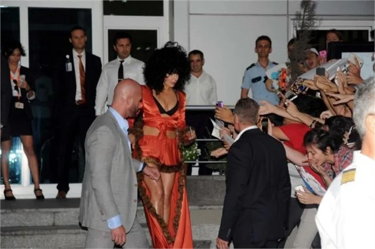 Lady Gaga, İstanbul'a geldi!