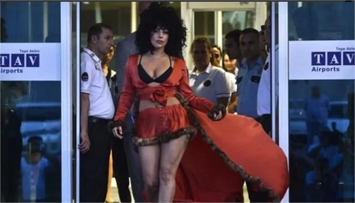 Lady Gaga, İstanbul'a geldi!