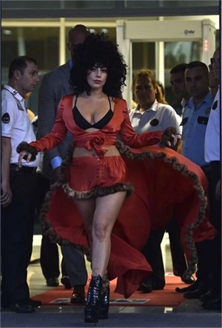 Lady Gaga, İstanbul'a geldi!