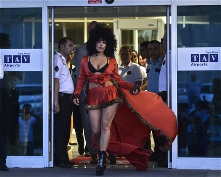 Lady Gaga, İstanbul'a geldi!
