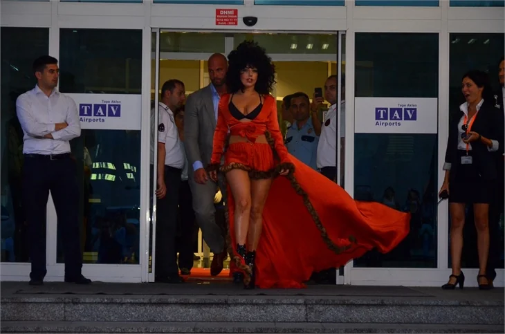 Lady Gaga, İstanbul'a geldi!