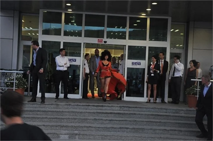Lady Gaga, İstanbul'a geldi!