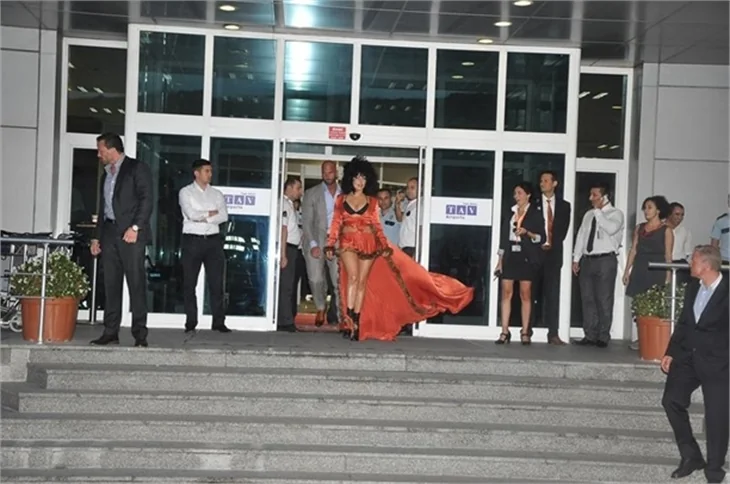 Lady Gaga, İstanbul'a geldi!