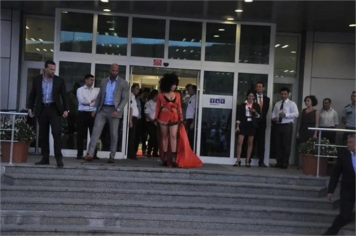 Lady Gaga, İstanbul'a geldi!