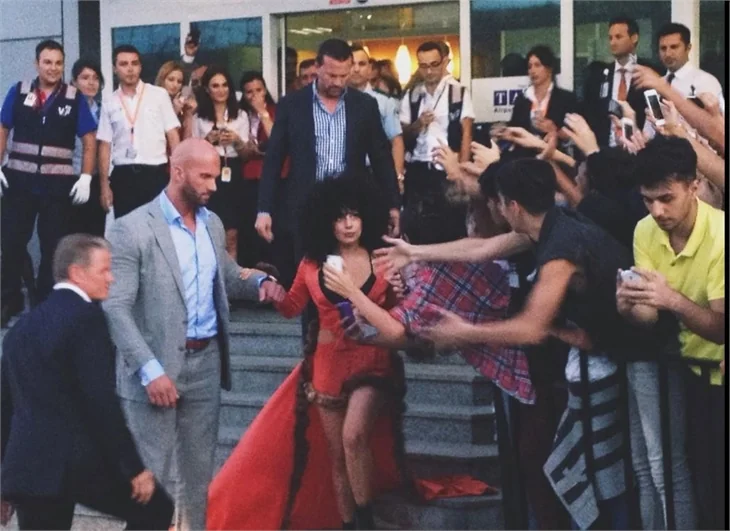 Lady Gaga, İstanbul'a geldi!