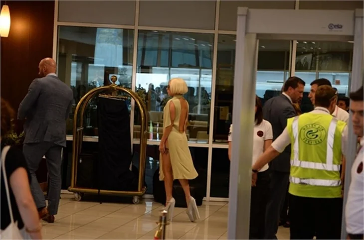 Lady Gaga İstanbul'dan ayrıldı