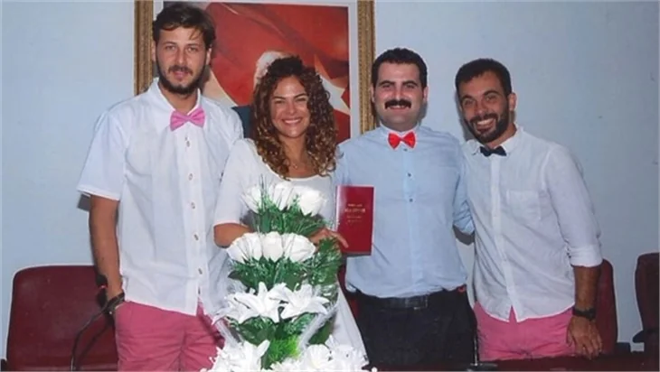 Ümit Kantarcılar ve Gamze Topuz'un nikahından kareler!