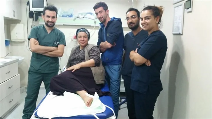 "O Hayat Benim"de set kazası!