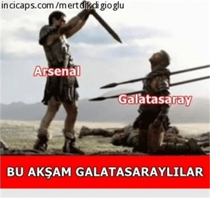 Sosyal medyada G.Saray-Arsenal maçı capsleri!