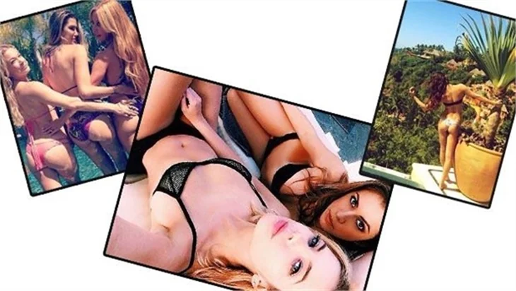2014 yılında ünlülerin paylaştığı en seksi Instagram pozları!