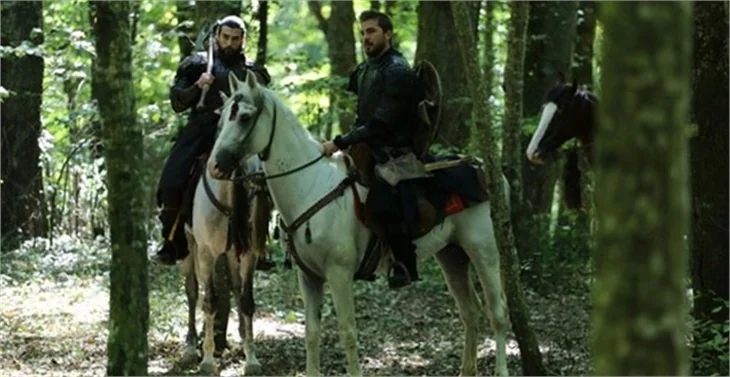 Diriliş "Ertuğul" dizi setine sürpriz ziyaret