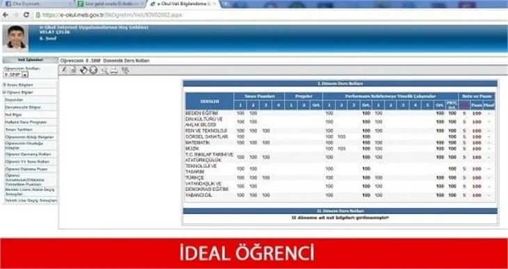 Güldüren karne günü capsleri