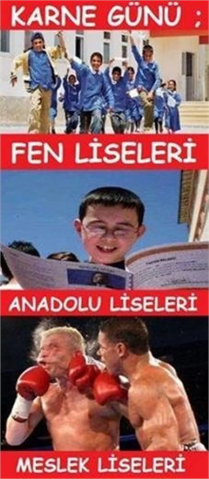 Güldüren karne günü capsleri