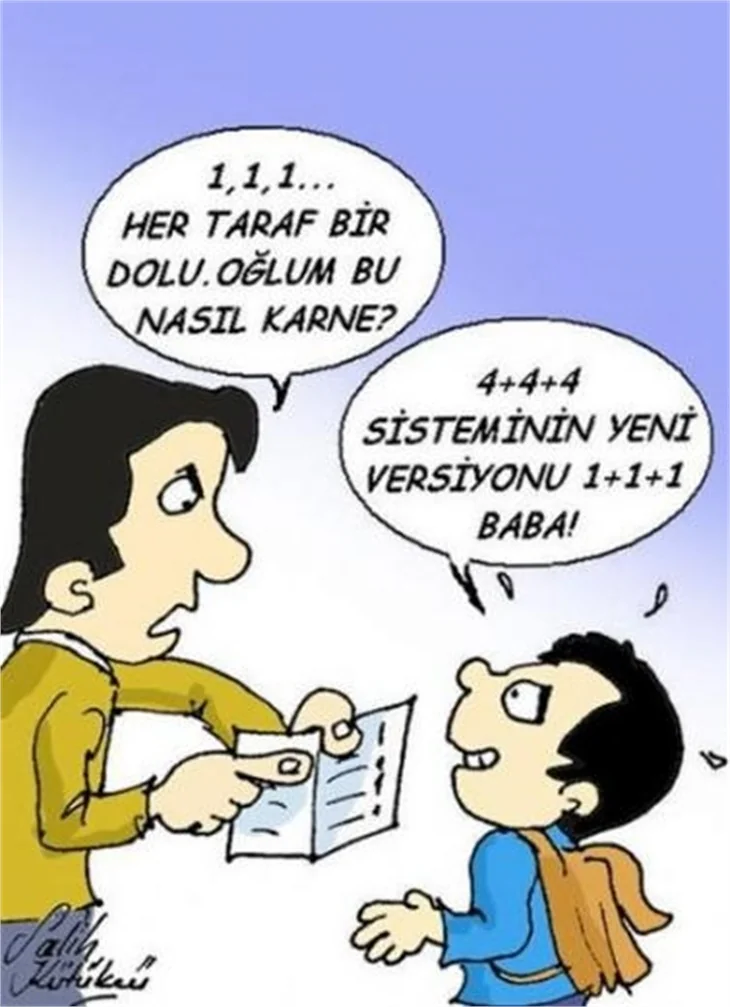 Güldüren karne günü capsleri
