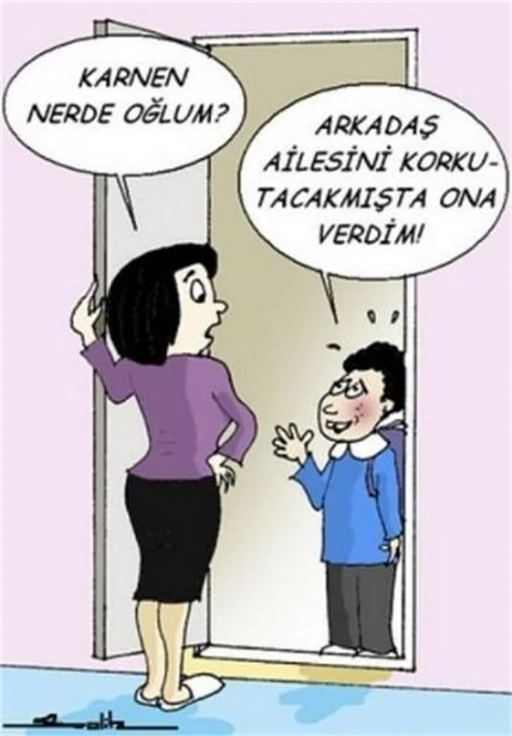 Güldüren karne günü capsleri