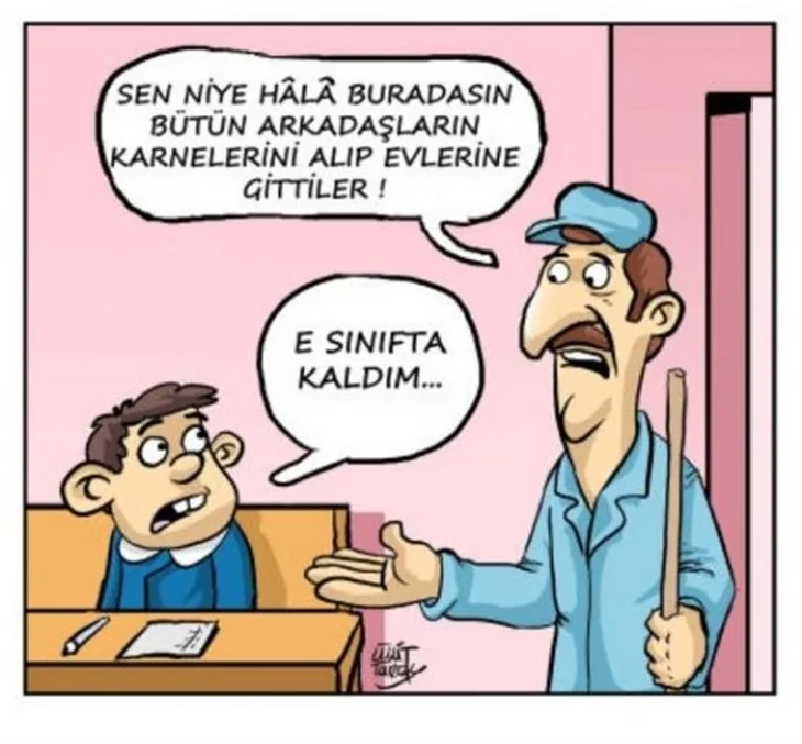 Güldüren karne günü capsleri