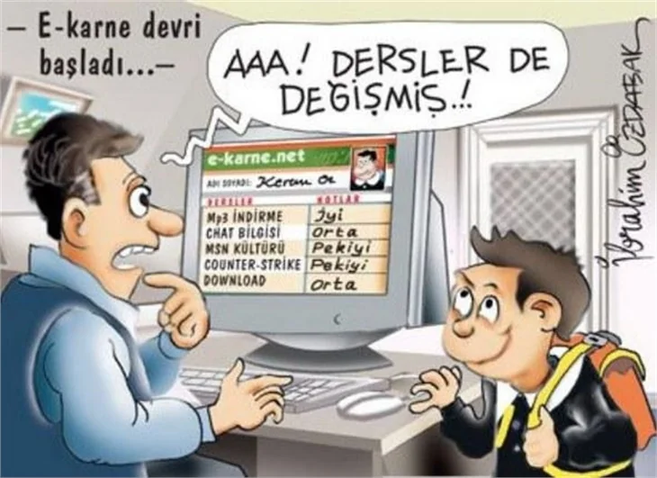 Güldüren karne günü capsleri
