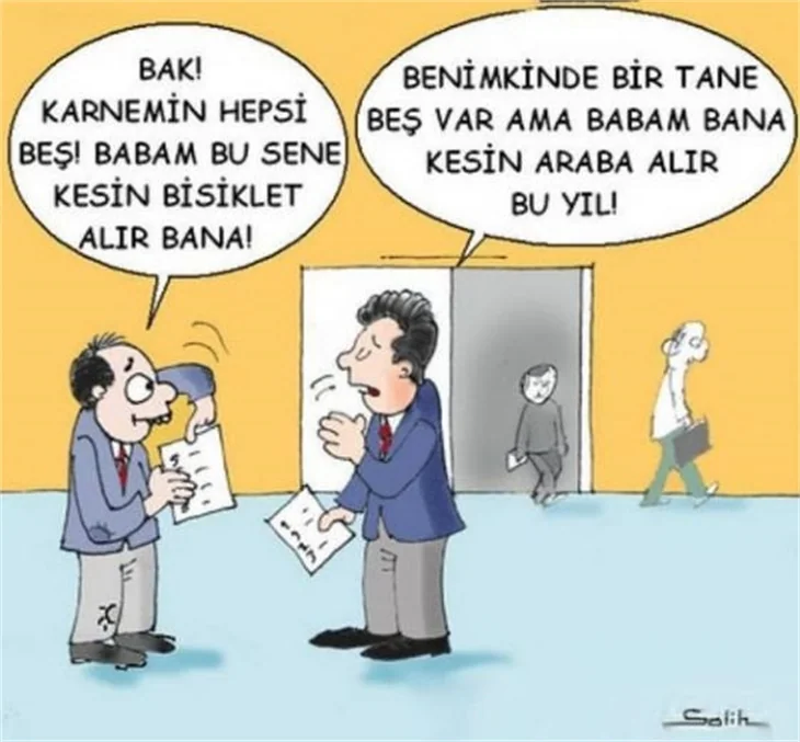 Güldüren karne günü capsleri