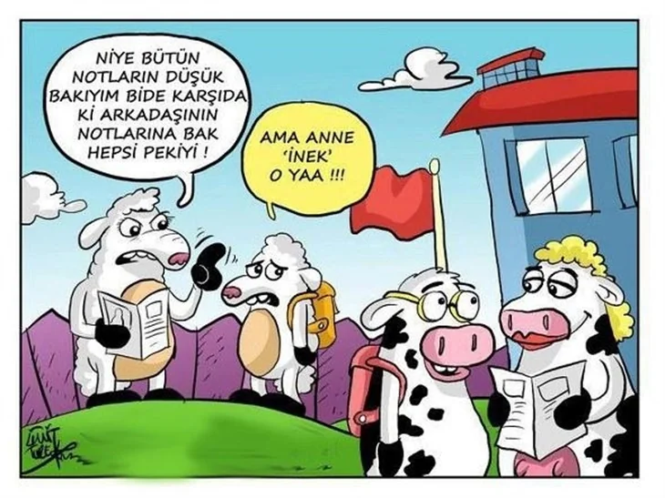 Güldüren karne günü capsleri