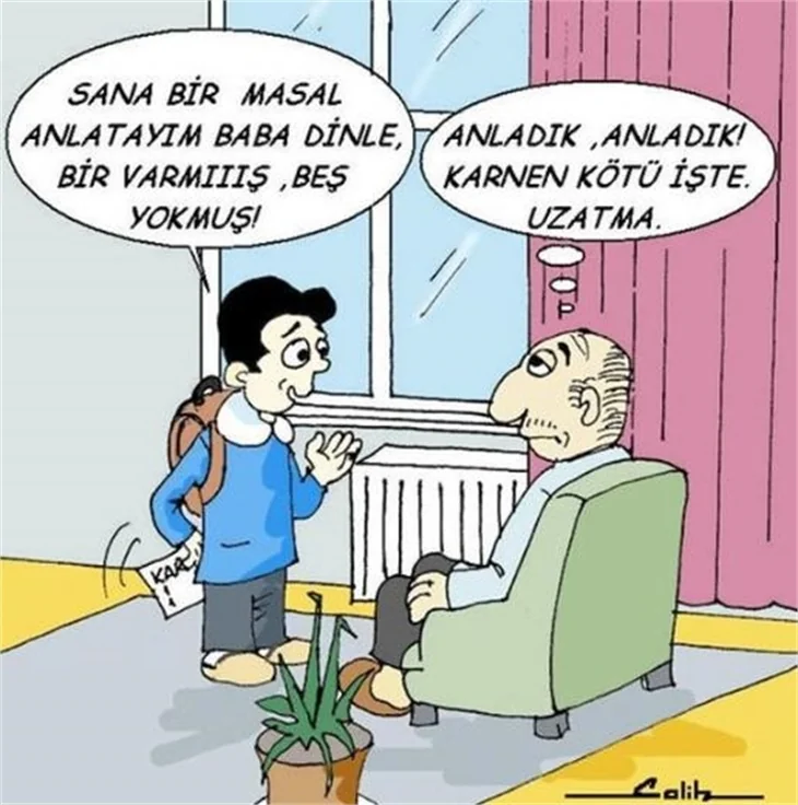 Güldüren karne günü capsleri