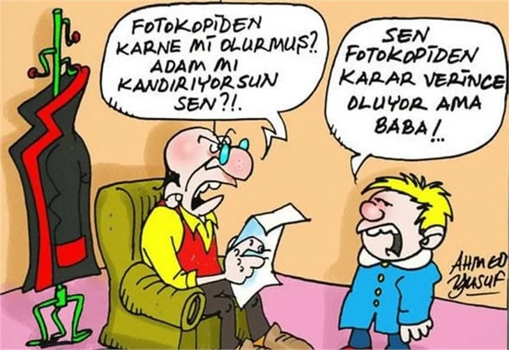 Güldüren karne günü capsleri
