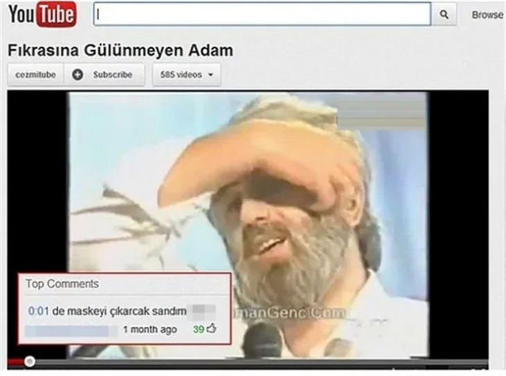 50 efsane YouTube yorumu!