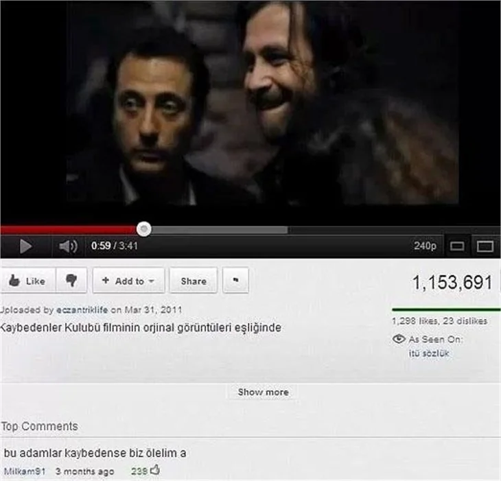50 efsane YouTube yorumu!