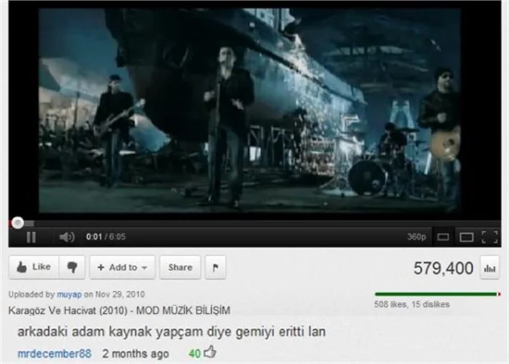 50 efsane YouTube yorumu!