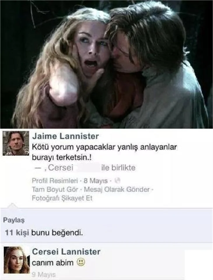 Türk işi Game Of Thrones