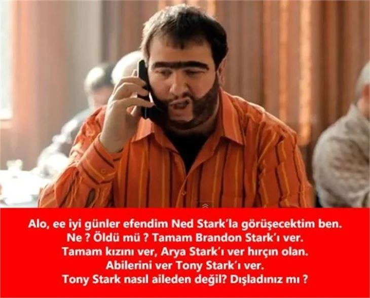 Türk işi Game Of Thrones